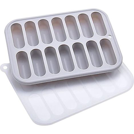 Moule à Glaçons en Silicone 1pc Facile Nettoyer, Bac pour Pâtisserie (1/5)