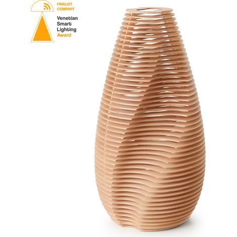 Pie de salón TWIST GX53 LED T2 18W 2000lm CRI80 3000K Madera haya (1/4)