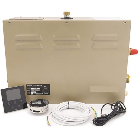 Poêle de Sauna électrique 3KW-18KW Système de Douche à Vapeur Auto-drainant Poêle de Sauna Chauffe-Sauna pour Bain de Vapeur (Color : 3kw) (1/5)