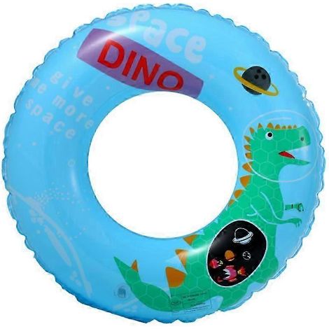 Bouée gonflable en forme de dinosaure, 50 cm, pour piscine et plage, un accessoire flottant conçu pour les activités nautiques récréatives.-AquaForge (1/5)
