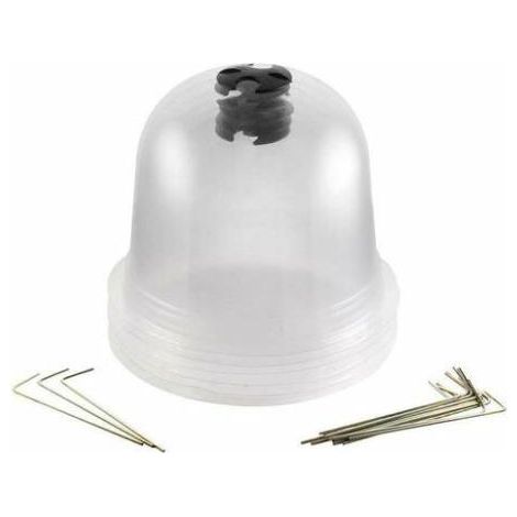 Cloches à salades plastique - Lot de 6 (1/2)
