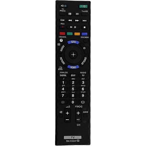Télécommande de remplacement -ED047 pour téléviseurs compatibles avec les modèles suivants : -22EX553, -26EX553, -32EX653, -40EX650 et -40EX653 (1/4)