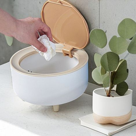 Poubelle de bureau, mini poubelle de comptoir pour salon ou bureau. (1/5)
