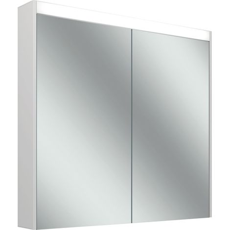 Armario con espejo Schneider OBJECT Line Comfort LED, 2 puertas