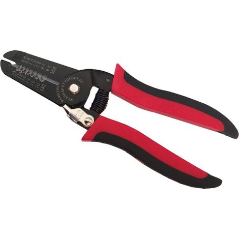 Pince à dénuder Outil multi 0.6-2.6mm² 22-10 AWG Coupe-fil à dénuder Pince multifonctionnelle Coupe-câble à dénuder Outil (1/4)