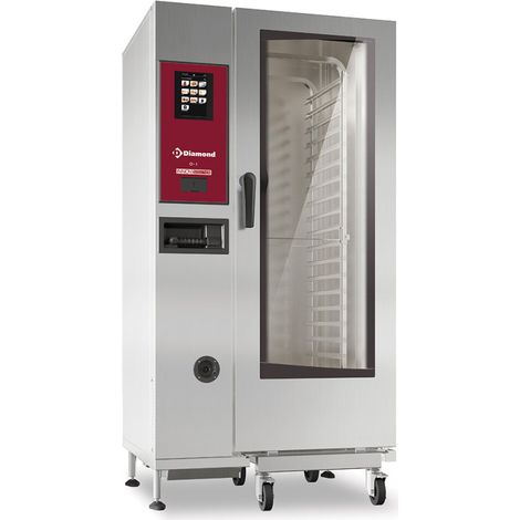 Four gaz touch vapeur boiler - convection 20 x GN - Diamond