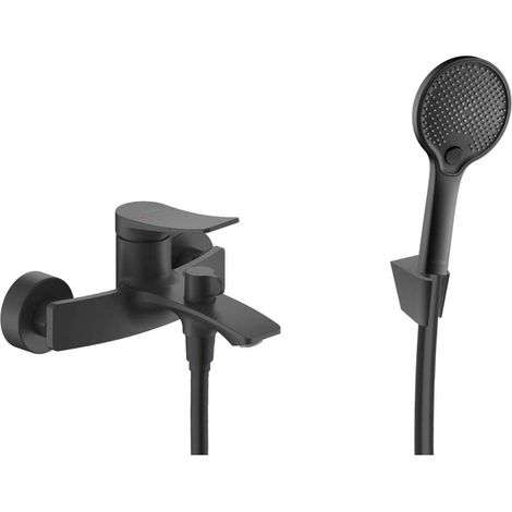 kielle Meara - Miscelatore per vasca con accessori EcoSpare, nero opaco 10326SN24 (1/5)
