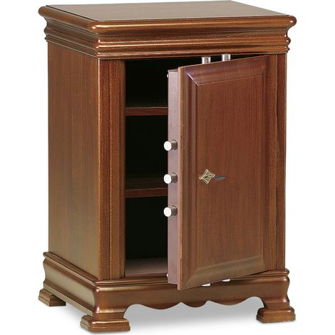 Cassaforte A Mobile Rivestita In Legno Serie Chiave Doppia Mappa Technomax 730x535x445mm (1/4)