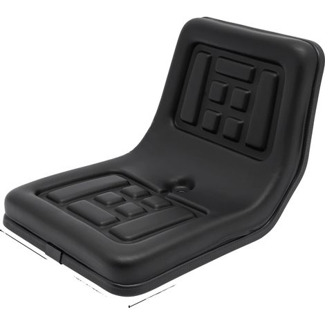 Ersatzsitz, ergonomisches Design, kompatibel mit verschiedenen Fahrzeugen, schwarz (1/2)