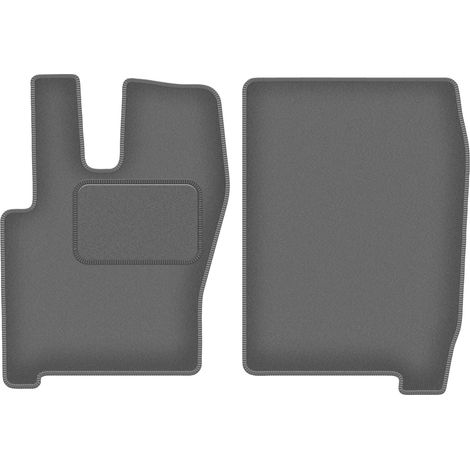 Velours-Graphit-Fußmatten für: Iveco Eurocargo II LKW 120 (2002-2008)