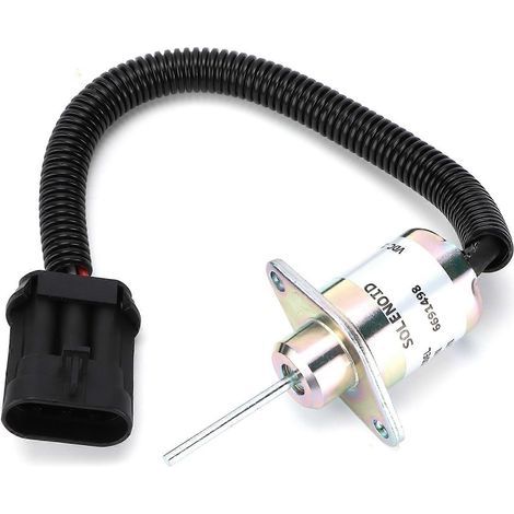 Électrovanne d'arrêt de carburant 6691498/6691313 de remplacement pour Bobcat S130 S150 S160 S175 S205 S510 (1/5)