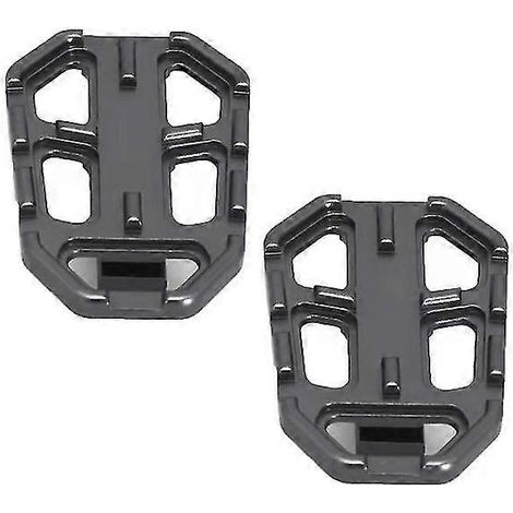 CNC-gefräste, breite Fußrasten für BMW F750GS, F850GS, G310GS, R1200GS, S1000XR – ein Paar, grau