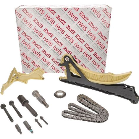 Kit de cadena de distribución Iwis para BMW E46 N40B18/20A con piñón (1/3)
