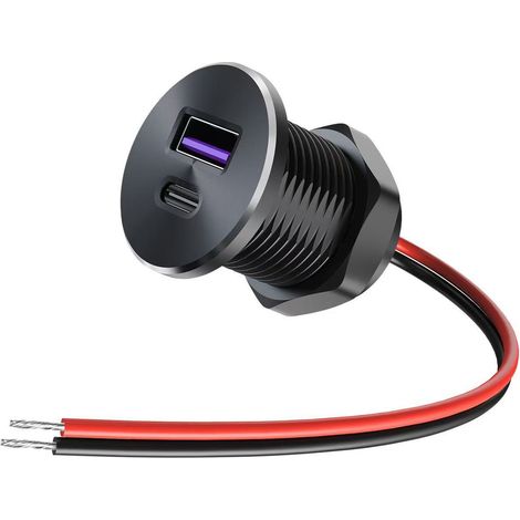 Highly sought-after car charger accessories, automotive modification parts, car chargers, mini aluminum alloy car chargers (1/4)