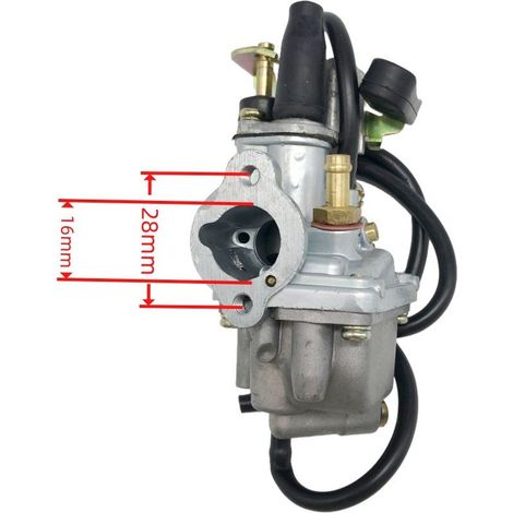 Kit carburateur et moteur de vélo pour motos LT50/LT A50, 404-119. Rapport de système de carburant haute précision pour Suzuki, démarrage à froid en douceur, standard d'usine d'origine.