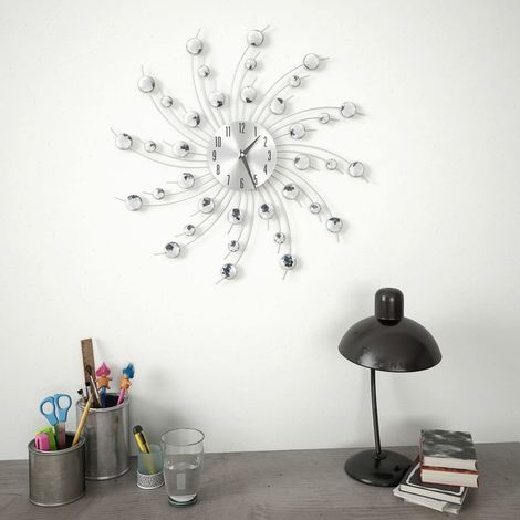 Horloge murale,Pendule murale avec mouvement à quartz Design moderne 50 cm CFW168115 (1/5)