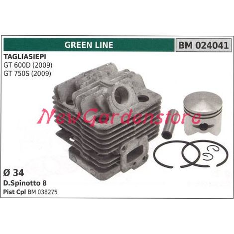 Cilindro pistone segmenti GREEN LINE motore decespugliatore GL 430 018175