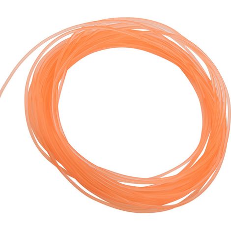 Courroie ronde en PU orange brillant, courroie transporteuse industrielle, courroie à joints toriques, raccordable aux moteurs électriques et aux courroies de tours. (1/5)