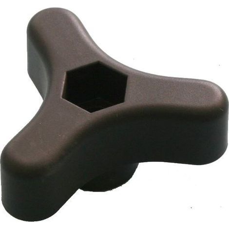 Pomo para mangos de cortacésped con asiento de tuerca M8 456000 GGP