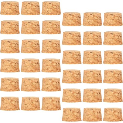 Lot de 100 bouchons liège - 3x25x15 cm - naturels, coniques (1/5)