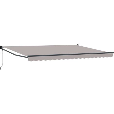 Maison Exclusive - Tenda da Sole Grigio chiaro 450 x 300 x 165 cm