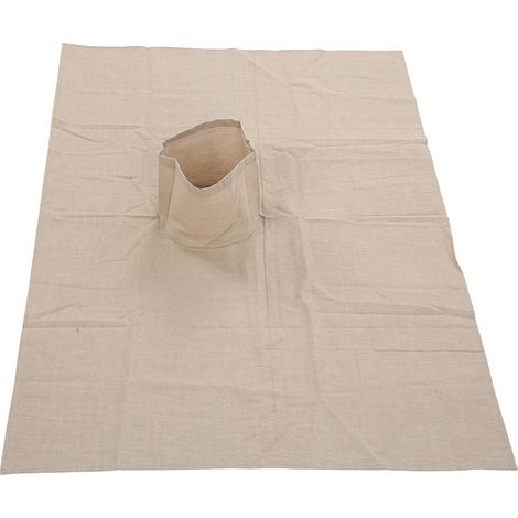 Drap de table de massage pour salon de beauté, housse en coton avec trou pour visage (70x100 cm) couleur kaki (1/5)