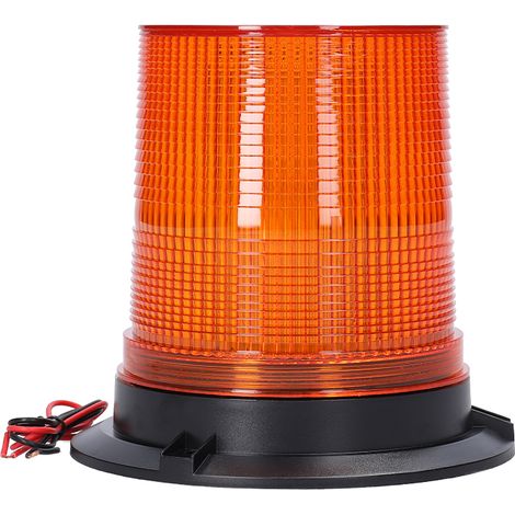 Lumière stroboscopique LED d'avertissement de voiture, balise clignotante de sécurité 12-48V étanche avec 3 modes d'éclairage pour camion tracteur chariot élévateur véhicule de construction (1/5)
