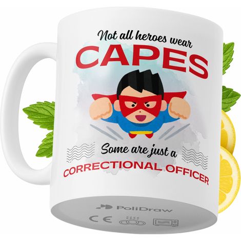 Lustige Tasse für Justizvollzugsbeamte – Kaffee- oder Teetasse mit witzigem Textdesign – ideal für Geburtstage, Namenstage, Feiertage und besondere Anlässe. Hochwertige Tasse für Zuhause, Büro und Arb (1/5)