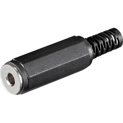 Connettore JACK 3,5mm femmina in plastica stereo