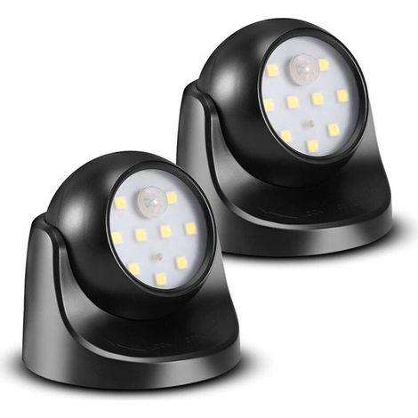 HOXILEELEOSpot LED avec détecteur de mouvement - PZCC - Lot 2 - 150 lm - Détecteur PIR 120°/3 m - Sphère amovible 360° (1/4)