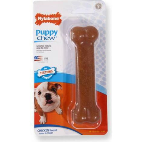 Jouet à mâcher pour chiot Nylabone puppy bone Taille S 11,5 cm
