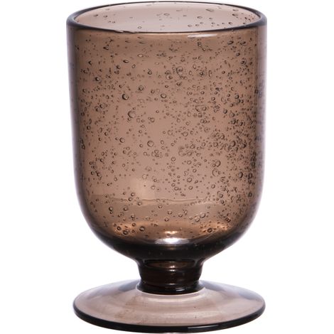 Table Passion - Verre à pied Gordes Bullé 25 cl brun (lot de 6)