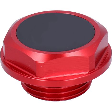 Bouchon d'huile moteur en alliage d'aluminium anodisé rouge, couvercle de remplissage de rechange pour accessoire auto. (1/5)