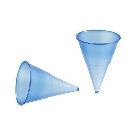 PAPSTAR Spitzbecher 19618 115ml PP blau 1.000 St./Pack. (1/2)