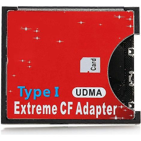 Speed SDXC SDHC SD zu CF Compact Flash Speicherkartenleser Adapter Typ I Hoch