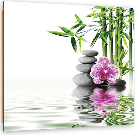 Quadro deco panel, Zen giardino acquatico - 40x40 (1/5)