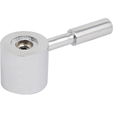 Wasserhahn-Kits Zinklegierung Universal Fit Gerader Griff Überwurfmutter Silberfarben (1/3)