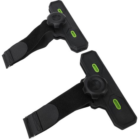 Lot de 2 pinces de fixation pour auvent de camping-car en nylon PA66 avec coussinet antidérapant (1/5)