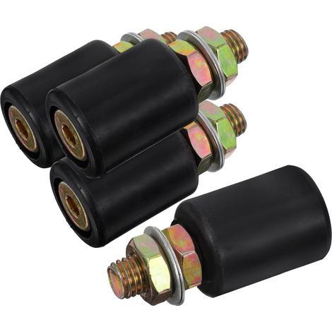 4 Pieces Bathroom Pulleys Rollers Sliding Pieces Wheels 30X40 Doors