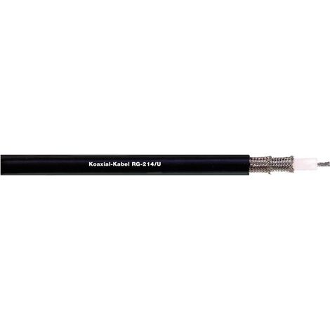 Lapp 2170001 cable coaxial negro 50 ohmios de 100 metros