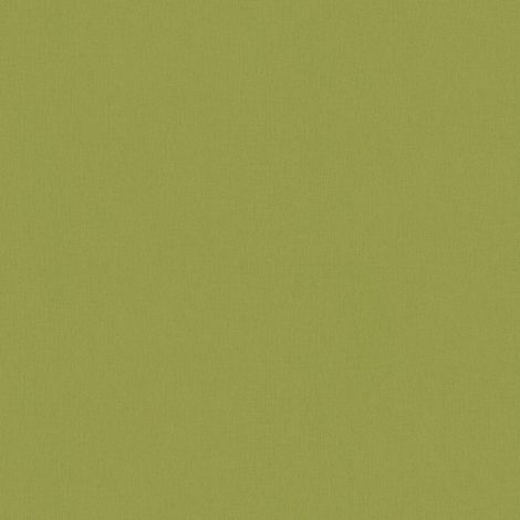 Papiers peints vert lavable idéal pour salon | Papier peint vert kaki uni intissé | Tapisserie effet textile pour chambre d'ado - 10,05 x 0,53 m (1/5)
