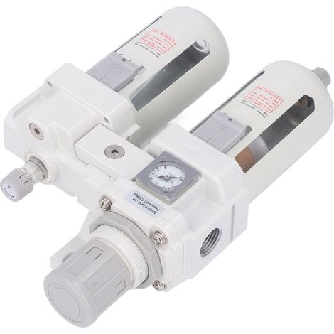 Régulateur de pression AC41A-04, séparateur eau-huile, pièces pneumatiques mécaniques, raccord fileté G1/2 pouce entrée/sortie d'air. (1/5)