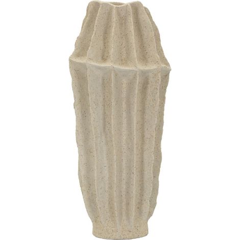 Vaso decorativo in poliresina con finitura sabbia (1/5)