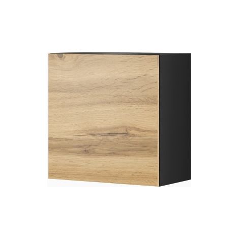Cama FURNITURE VIGO Vitrine – Schwarzer Wandschrank mit Regal (1/5)