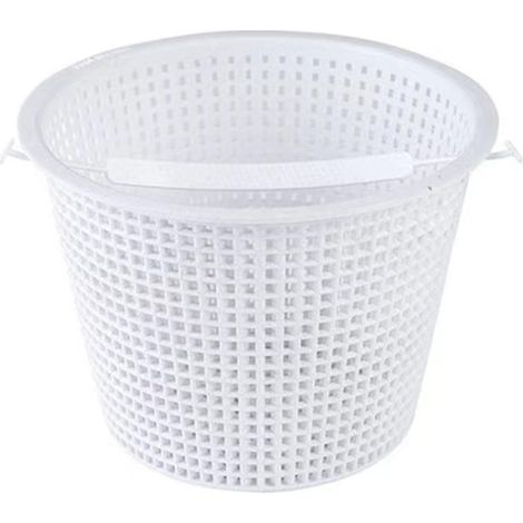 Skimmer Pool Basket 8.07'' with Weighted Bottom and Lockable Handle for Hayward, Swimquip, and Pentair (L White) (1/5)