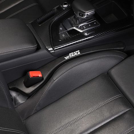 (Noir à gauche) Bouchon de couture de siège auto neuf, bande d'étanchéité pour couture de siège, protection anti-chute pour Suzuki Grand Vitara (1/5)