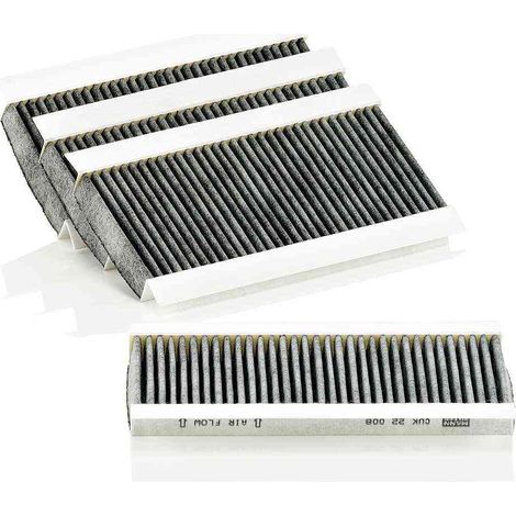 FILTRE D'HABITACLE MANN FILTER BMW E90/92 07-13 SET 4 PIÈCES AVEC CHARBON ACTIF