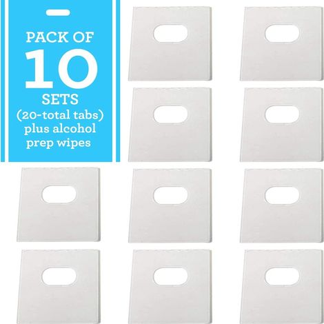 Prix de détail : 10 ensembles de 20 patchs de réparation de 3 cm pour stores vénitiens verticaux, kit de réparation simple. (1/5)