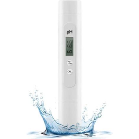 Testeur PH Mètre Électronique, Plage de Mesure de 0 à 14 pH, Testeur pH Piscine de Haute Précision, pH Metre pour Piscine, Aquarium, Eau Potable