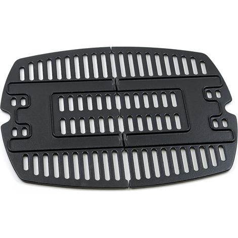 32 x 21,6cm Grilles de Cuisson en Fonte pour Weber Q100, Q1000, Q1200, Q1400 Series accessoires Gril à gaz, barbecue Pièces de Rechange pour Weber 7644 grille cuisson